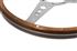 Moto-Lita Steering Wheel & Boss - 14 inch Wood - Slotted Spokes - Dished - Thick Grip - RS1538DSTG - 1